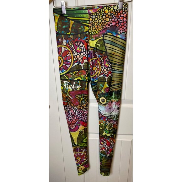 Fishe Wear Troutrageous Rainbow Signature Leggings, Medium - Picture 3 of 8